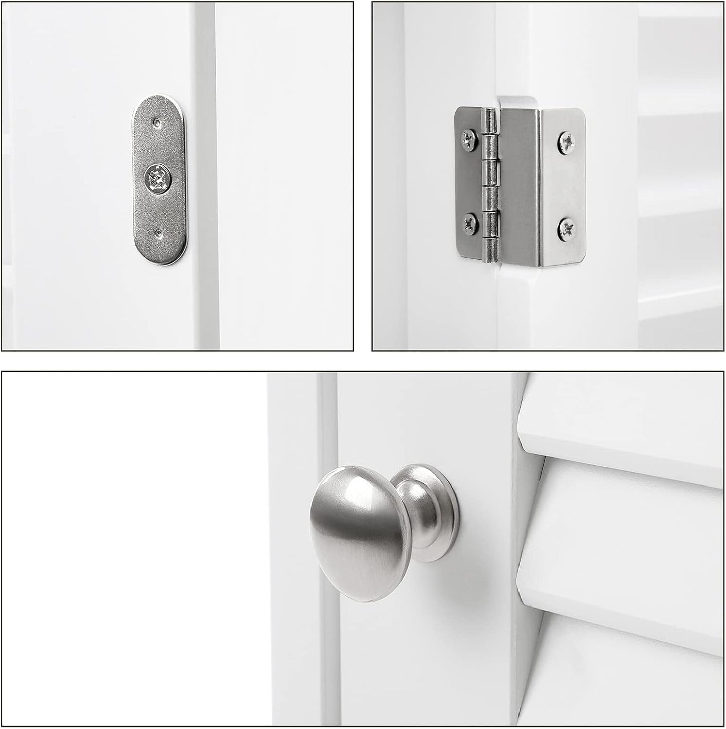 Eleganter Badezimmerschrank mit Lamellentür™