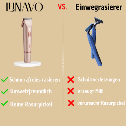 SilkTrim - 2 in 1 Damen Körperrasierer