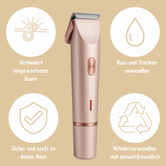 SilkTrim - 2 in 1 Damen Körperrasierer